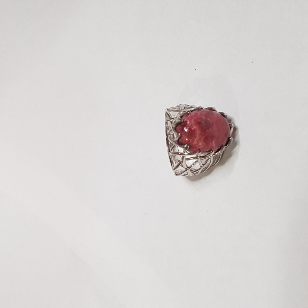 Rhodochrosite Ring